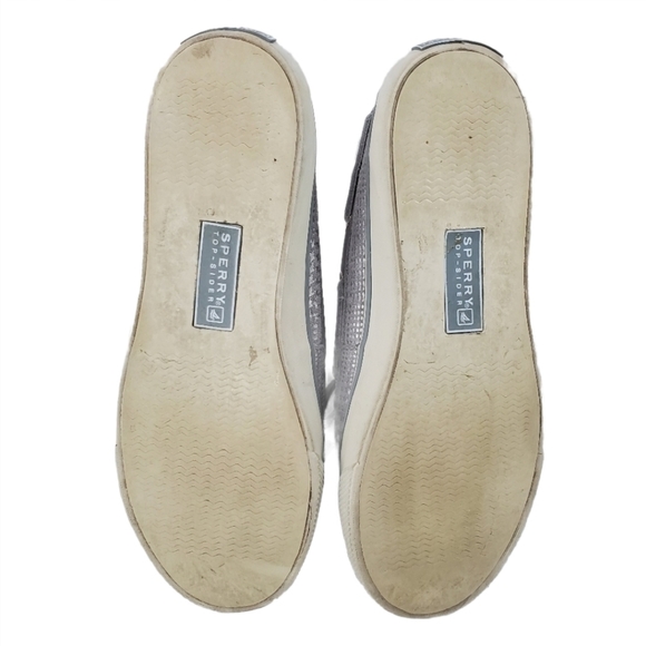Sperry Top-Sider Metallic Silver boat shoes - Picture 4 of 8